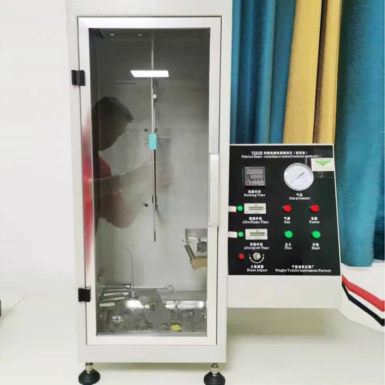 YG815B फॅब्रिक फ्लेम रिटार्डंट परफॉर्मन्स टेस्टर (अनुलंब पद्धत)